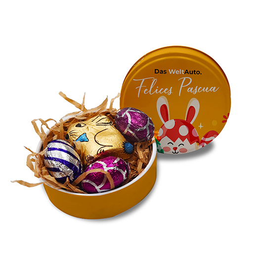 Easter tin box