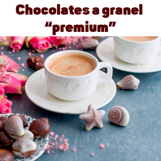 Chocolates premium a granel