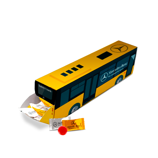 Packaging 3D autobús