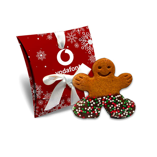 Sachet with artisan cookie or gingerman
