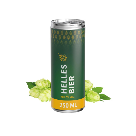 LATA CERVEZA LAGER 250 ML