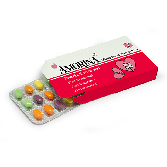 Boîte à médicaments avec des bonbons