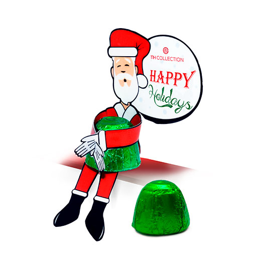 Santa Claus shaped candy holder