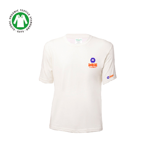 Camiseta para niños 100% algodón orgánico con certificación GOTS