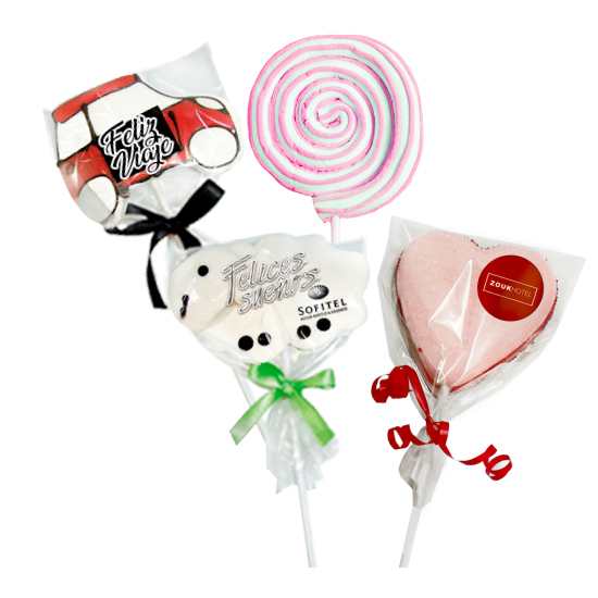 Handmade marshmallow lollipop XL