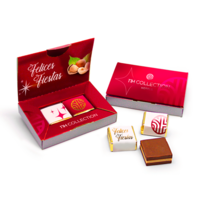 COFFRET DUO CLASSIQUE - Avec couvercle et 2 chocolats ou friandises