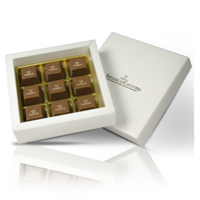 Coffret de 9 chocolats pyramide