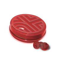 Round tin