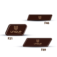 Parallelogram chocolate piece