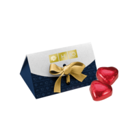 Caja regalo con creminos de chocolate
