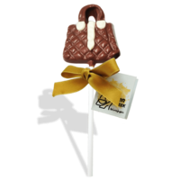 2D chocolate lollipop