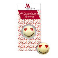 Sphere card with a Smile bonbon