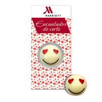 Carte sphère avec un bonbon Smile